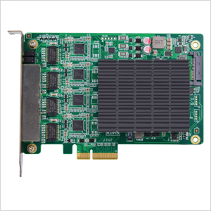 PCIE-8634 PoE图像采集卡
4端口 千兆以太网卡  2.5GPoE图像采集卡
